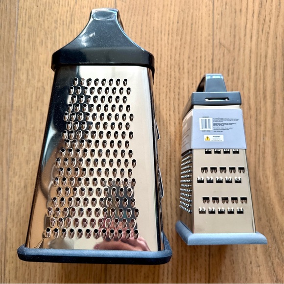 Brookstone Stainless Steel Grater Set - Black and Silver - Picture 6 of 6